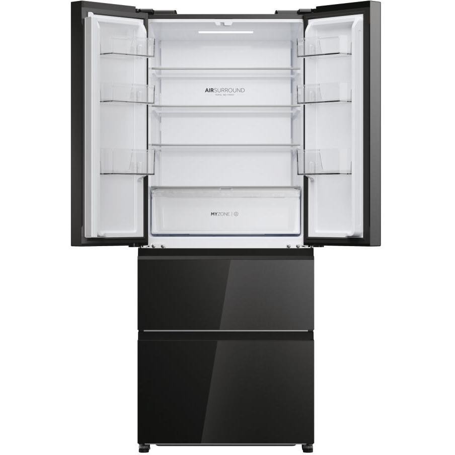Haier HFR3718ENGB Frigorifero Side by Side Americano 402 Litri Classe E Nero