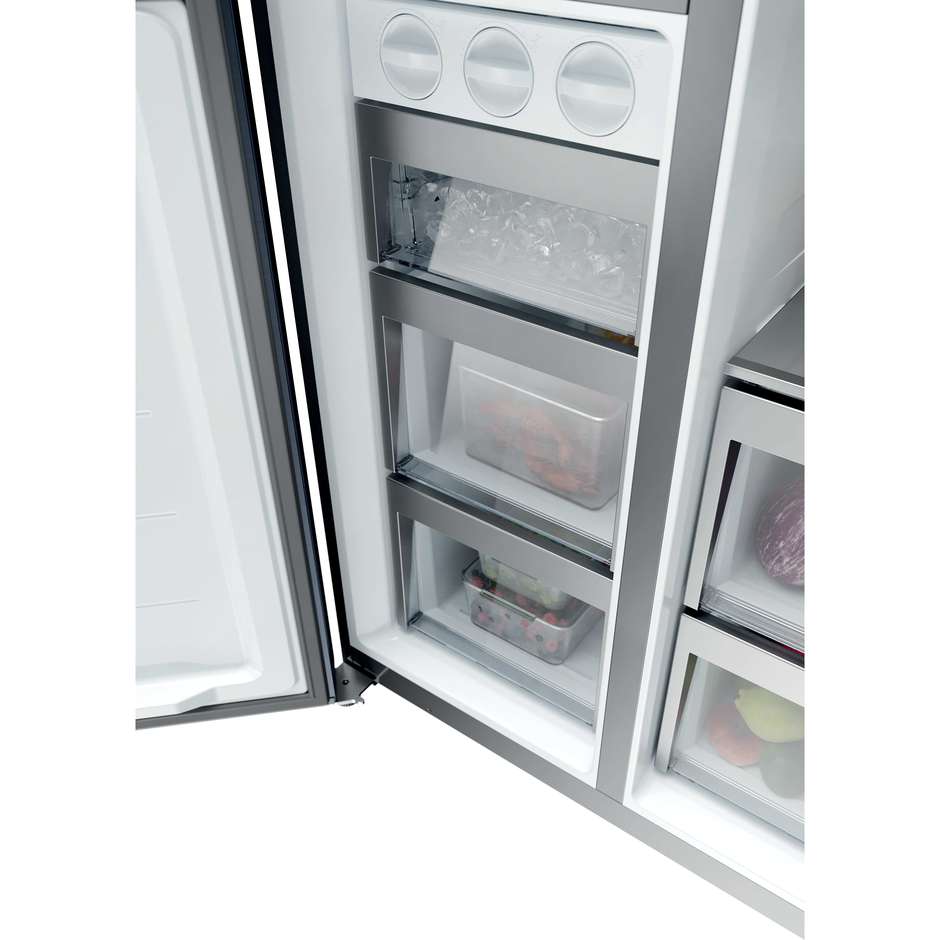 Haier HSPR79F18EWMB Frigorifero Side By Side Capacita 573 Lt Classe E Colore Nero