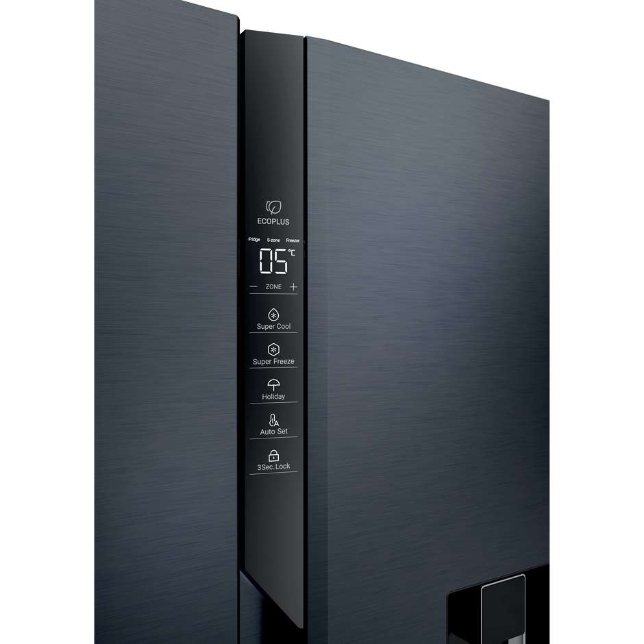 Haier HSPR79F18EWMB Frigorifero Side By Side Capacita 573 Lt Classe E Colore Nero