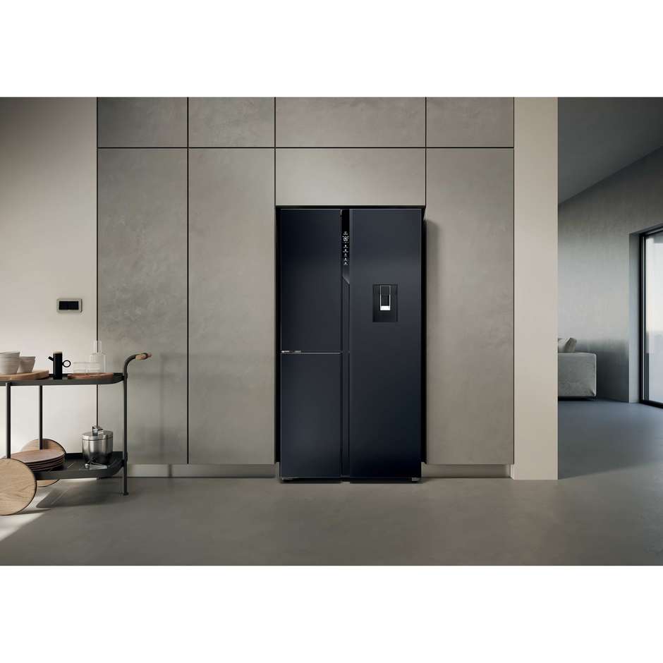 Haier HSPR79F18EWMB Frigorifero Side By Side Capacita 573 Lt Classe E Colore Nero