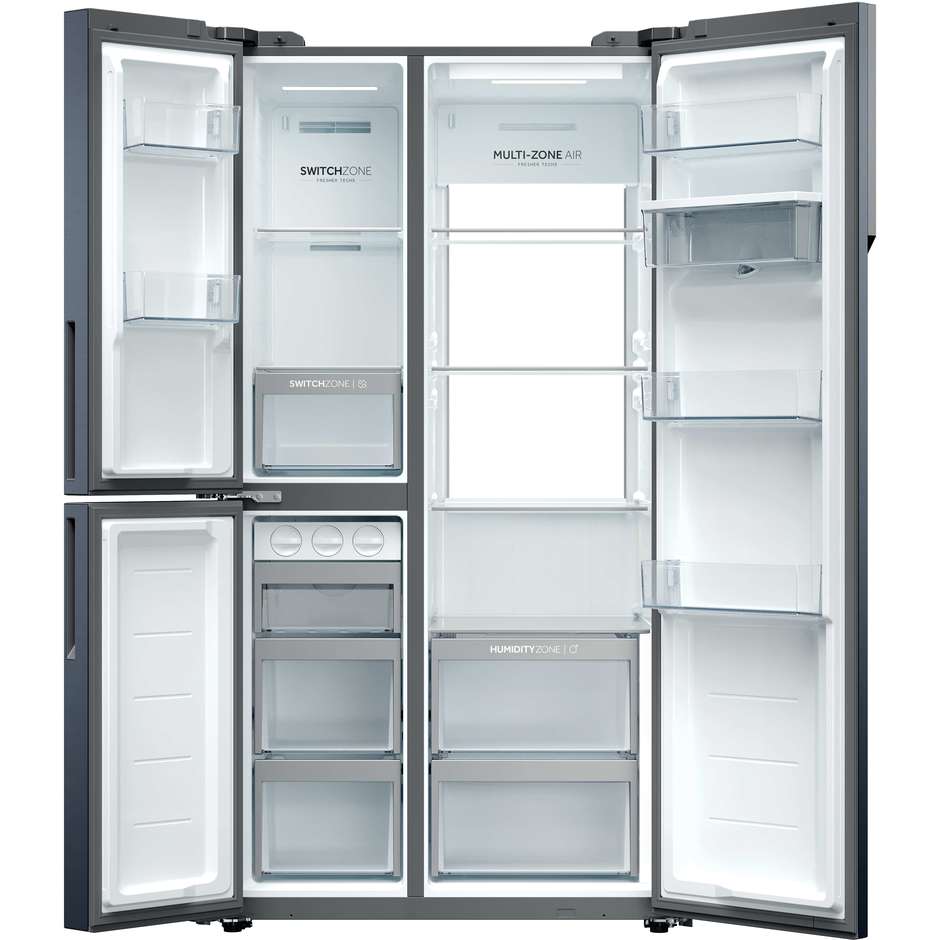 Haier HSPR79F18EWMB Frigorifero Side By Side Capacita 573 Lt Classe E Colore Nero