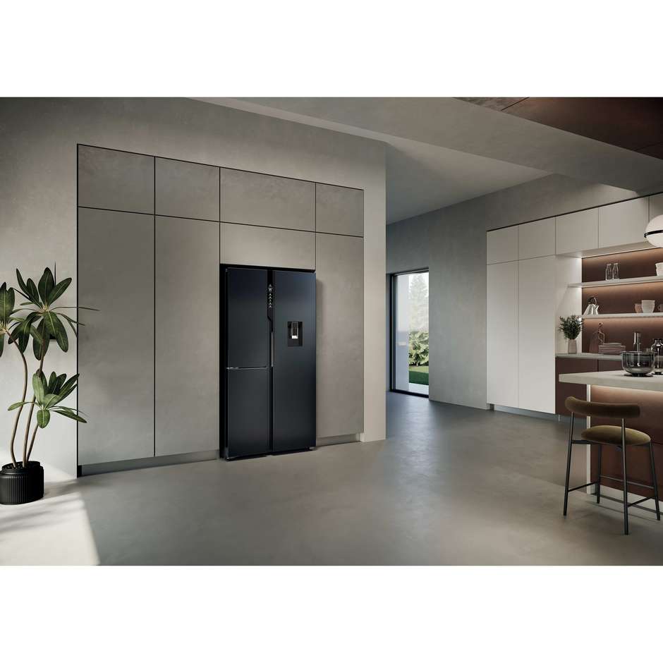 Haier HSPR79F18EWMB Frigorifero Side By Side Capacita 573 Lt Classe E Colore Nero