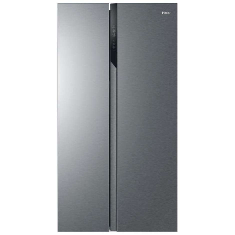 Haier HSR3918ENP Frigorifero Side-by-side Libera installazione Capacita 528 Lt Classe E Colore Argento