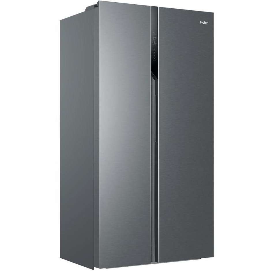 Haier HSR3918ENP Frigorifero Side-by-side Libera installazione Capacita 528 Lt Classe E Colore Argento