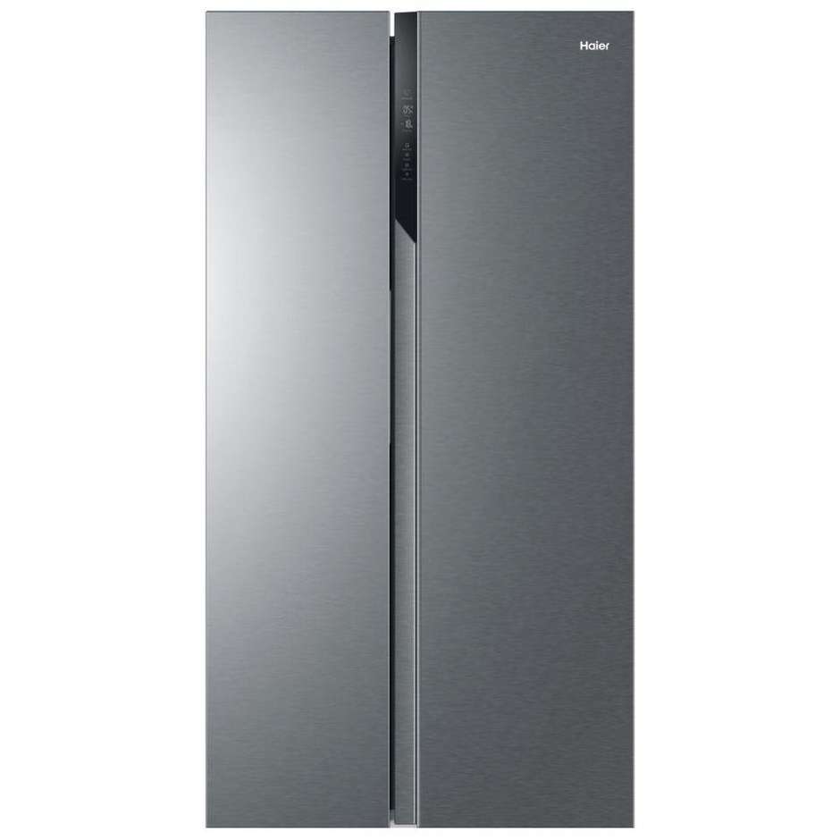 Haier HSR3918ENPG frigorifero Side by Side No Frost 528 L, Inverter, classe E, argento