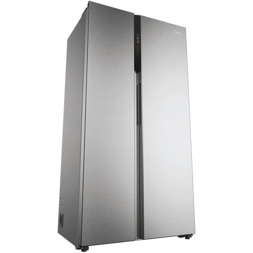 Haier HSR5918DNMP Frigorifero side-by-side Capacità 528 Lt Classe D Colore Acciaio inox