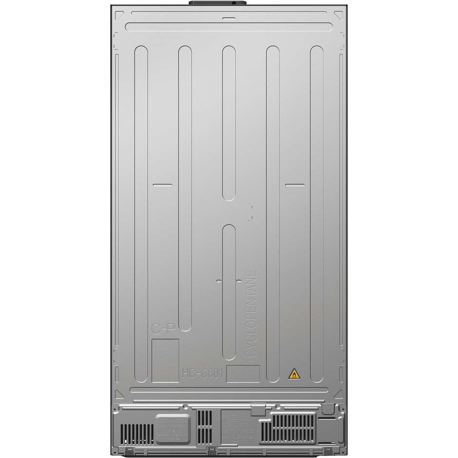 Haier HSW79F18ANMM Frigorifero side-by-side Incasso Capacita 611 Lt Classe A Colore Acciaio inox