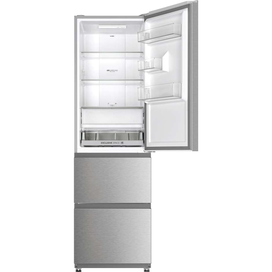 Haier HTR3518ENMX frigorifero a 3 porte No Frost, 303 L, classe E