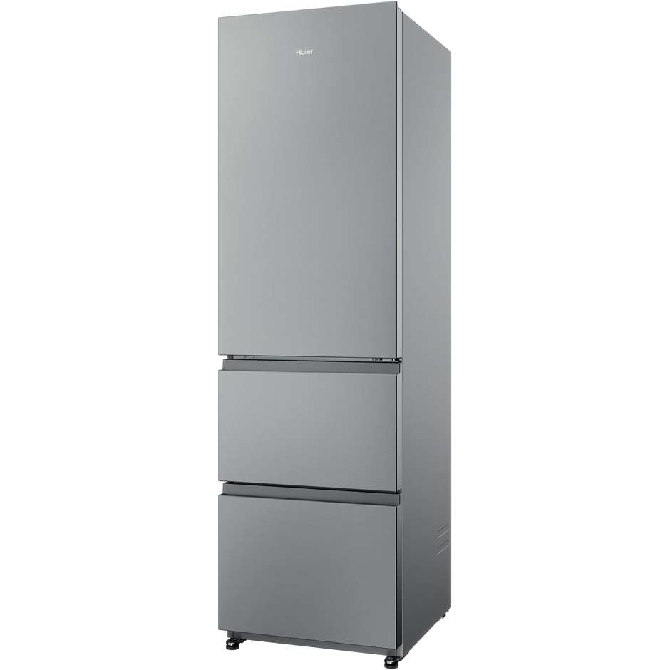 Haier HTR3518ENMX Frigorifero Combinato 303 Litri Classe E Acciaio Inox