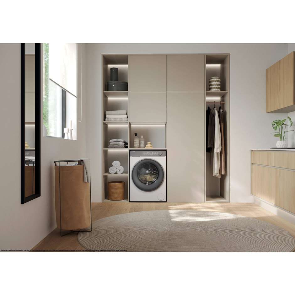 Haier HW100B14367UIT Lavatrice Carica frontale Capacita 10 Kg 1400 Giri/min Classe Colore Bianco