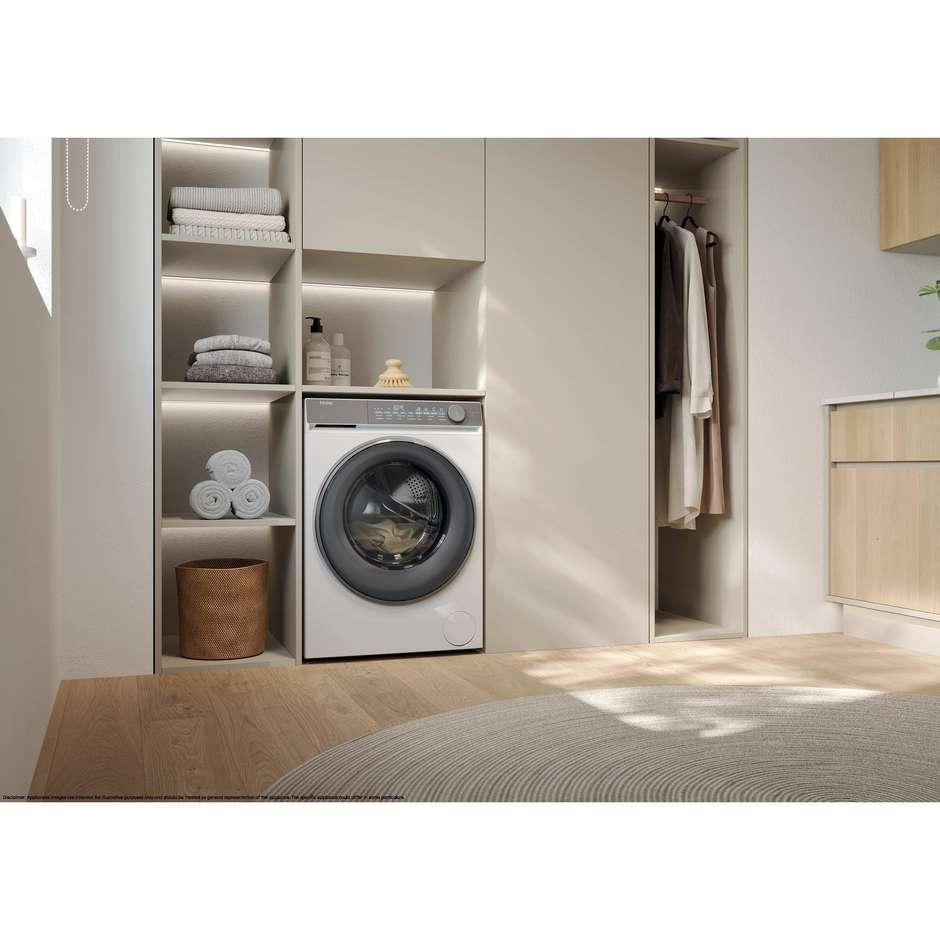 Haier HW100B14367UIT Lavatrice Carica frontale Capacita 10 Kg 1400 Giri/min Classe Colore Bianco