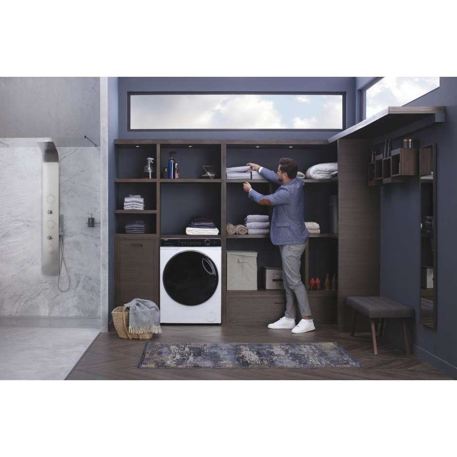 Haier HW150BP14986EIT Lavasciuga 15+5 kg 1400 Giri/min Classe A Nero