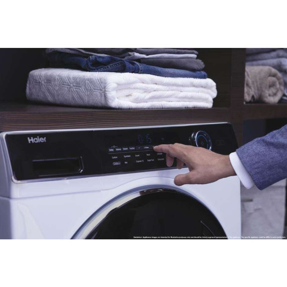 Haier HW150BP14986EIT Lavasciuga 15+5 kg 1400 Giri/min Classe A Nero
