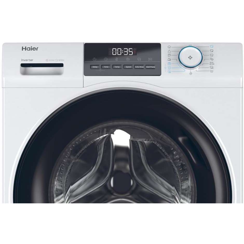 Haier HW80-BP14929A-S Lavatrice Carica frontale Capacita 8 kg 1400 Giri/min Classe A Colore  Bianco