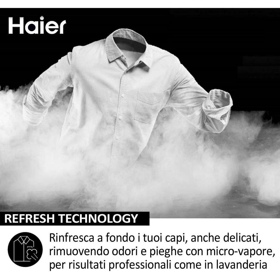 Haier HW80-BP14929A-S Lavatrice Carica frontale Capacita 8 kg 1400 Giri/min Classe A Colore  Bianco