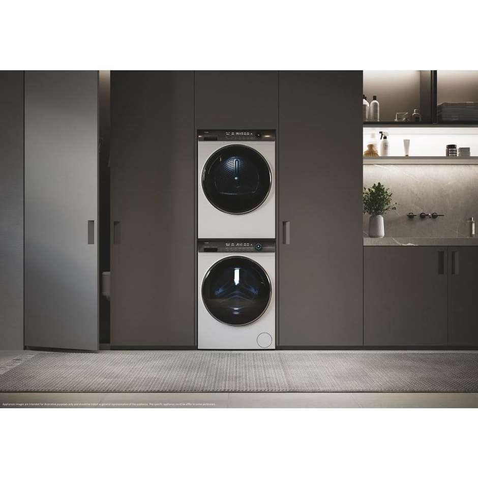 Haier HW80B14979TEUIT Lavasciuga 9+5 kg 1400 Giri/min Classe A Nero