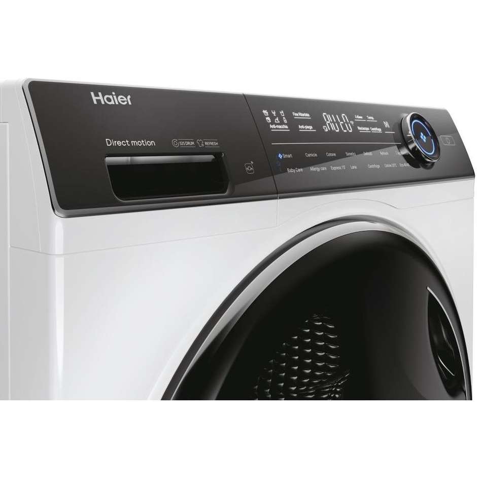 Haier HW80B14979TEUIT Lavatrice Carica frontale Capacita 8 Kg 1400 Giri/min Classe A Colore Bianco