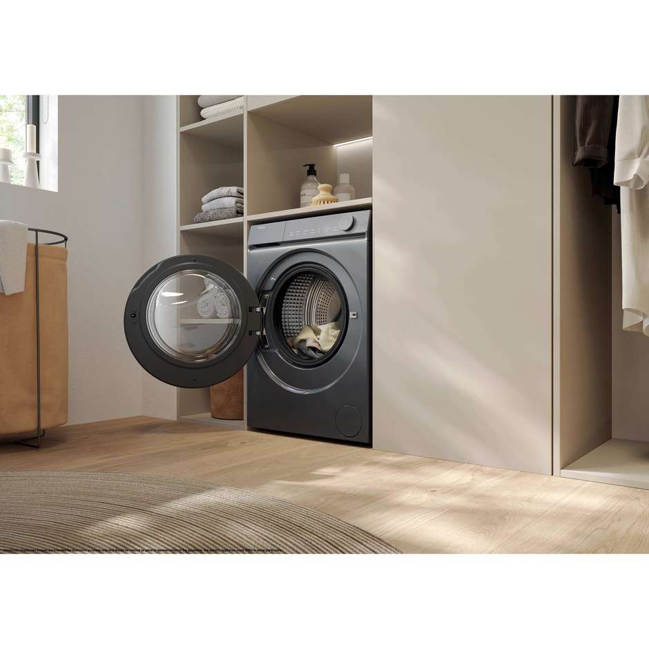 Haier HW90-B14367GTUIT Lavatrice Carica frontale Capacità 9 Kg 1400 Giri/min Classe A Colore Antracite
