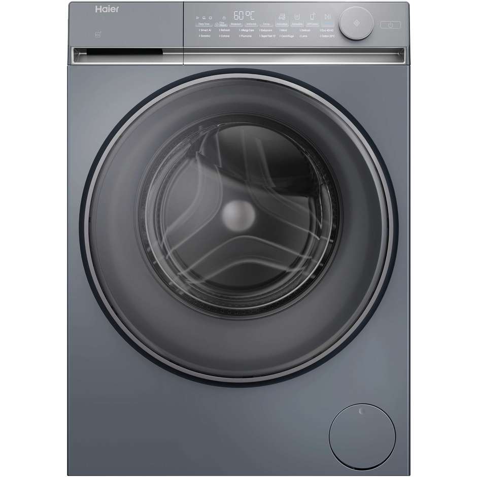 Haier HW90-B14367GTUIT X Serie 7 Lavatrice 9 kg 1400 giri Wi-Fi classe A antracite