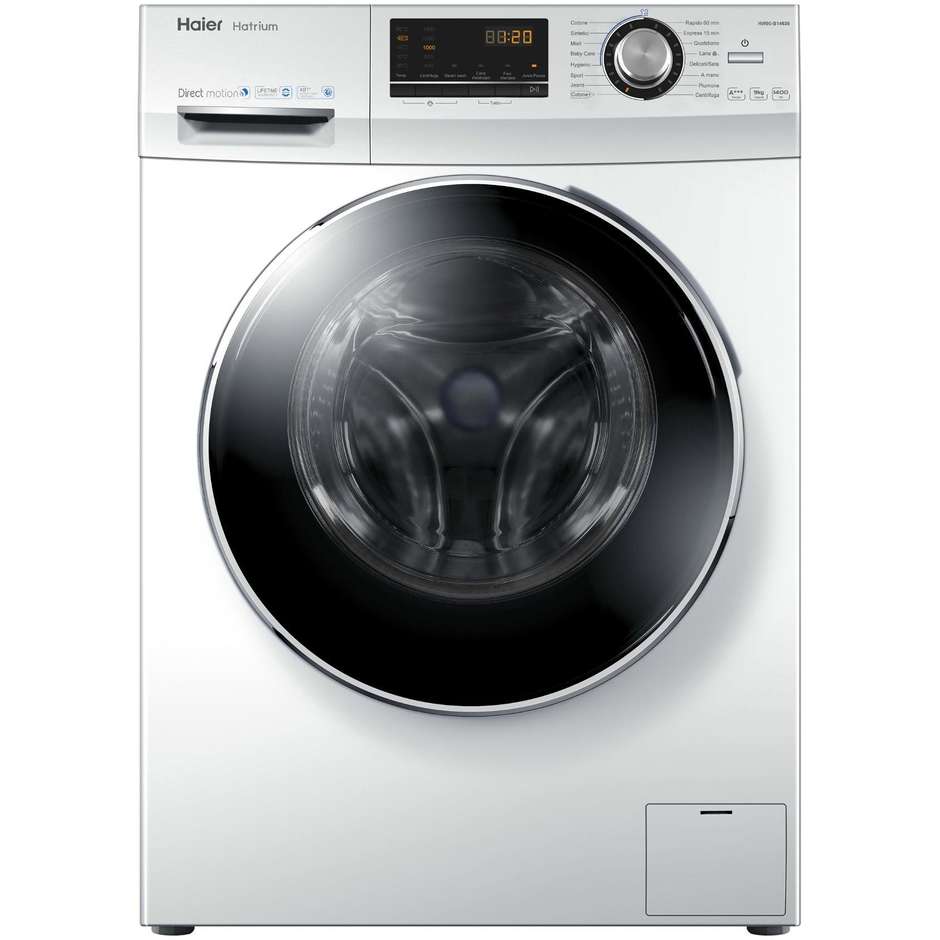 Haier HW90-B14636 lavatrice carica frontale 9 Kg 1400 giri classe A+++-40% colore bianco