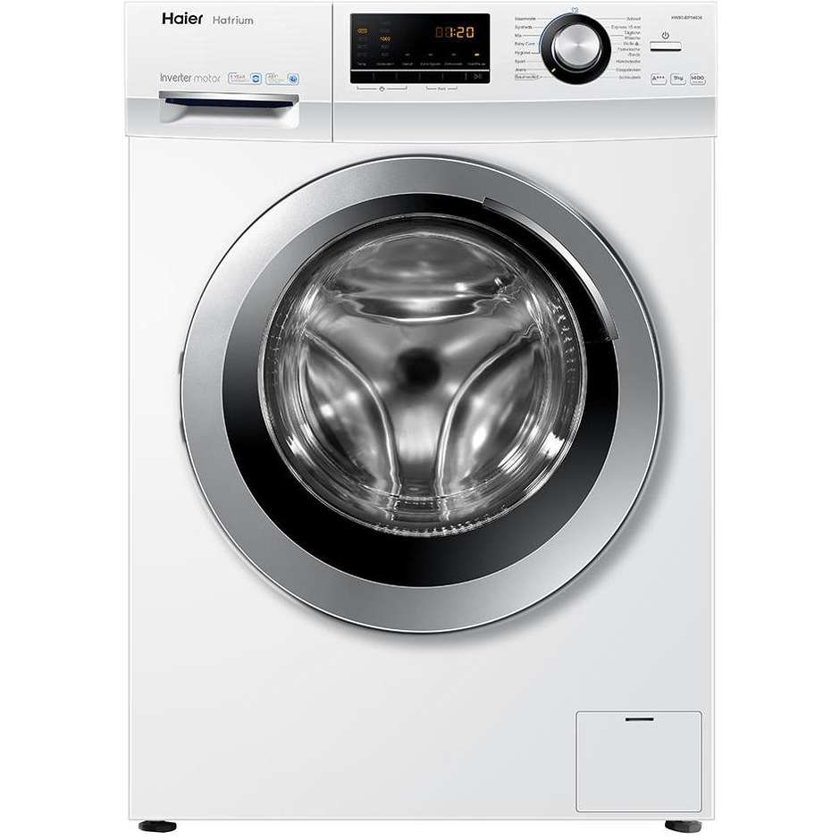 Haier HW90-BP14636 lavatrice carica frontale 9 Kg 1400 giri classe A+++-40%