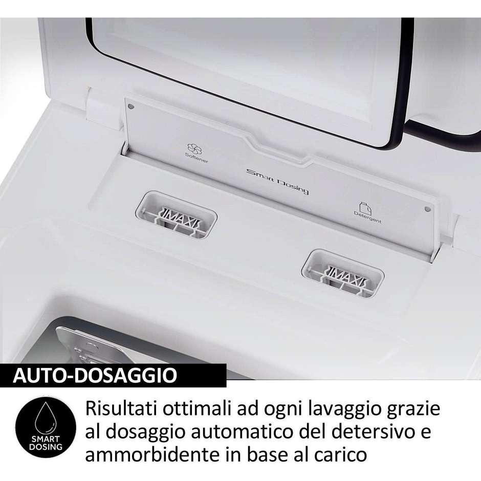 Haier HW90-BPD13386U-S Lavasciuga 9+5 kg 1300 Giri/min Classe A Inox / Silver