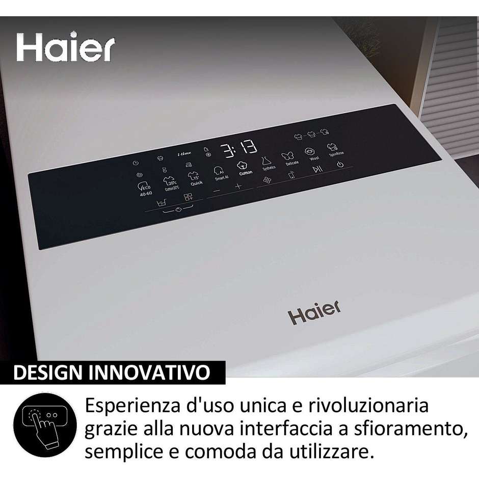 Haier HW90-BPD13386U-S Lavatrice Carica dall'alto Capacita 9 Kg Classe A Colore Bianco