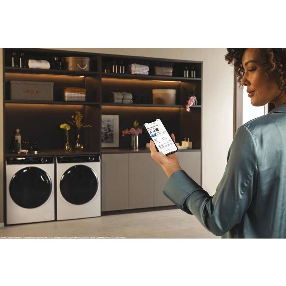 Haier HW90B14959NEUIT Lavasciuga 9+5 kg 1400 Giri/min Classe A Nero