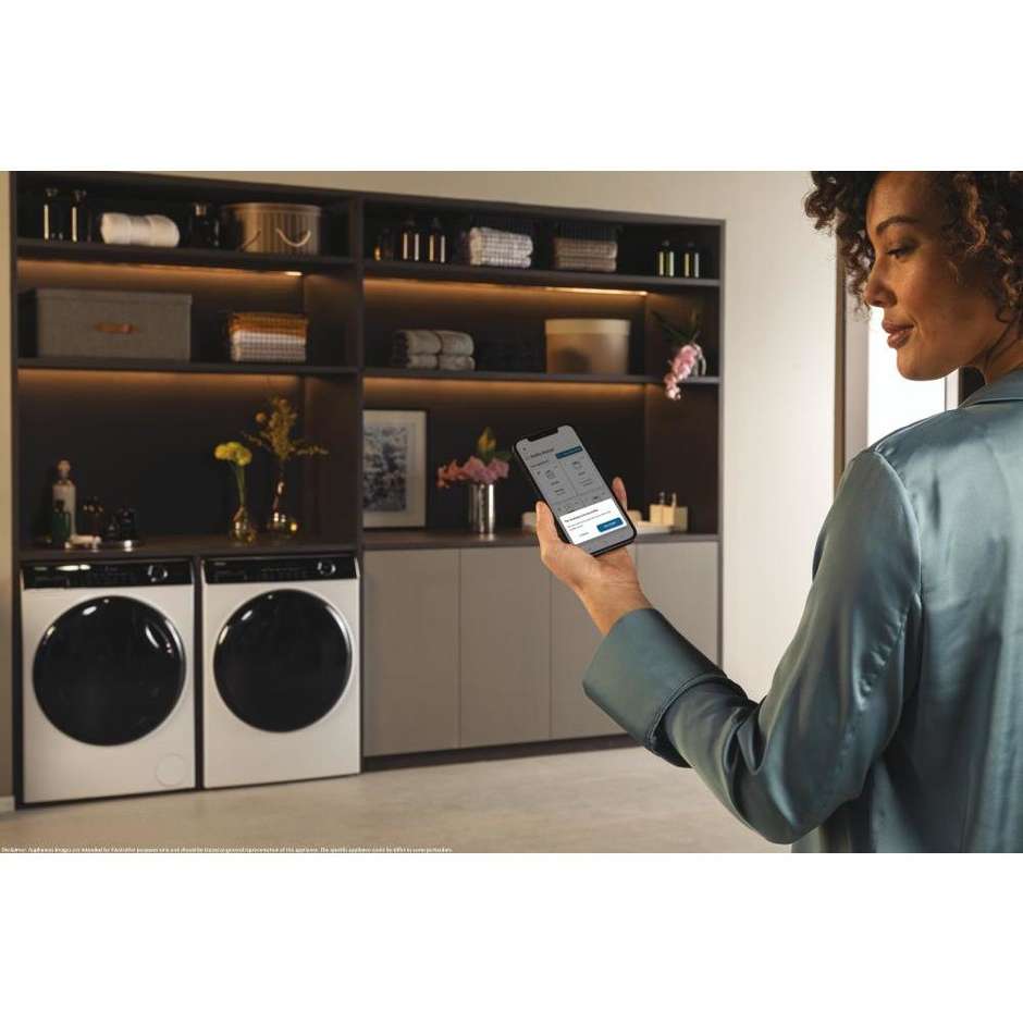 Haier HW90B14959NEUIT Lavasciuga 9+5 kg 1400 Giri/min Classe A Nero