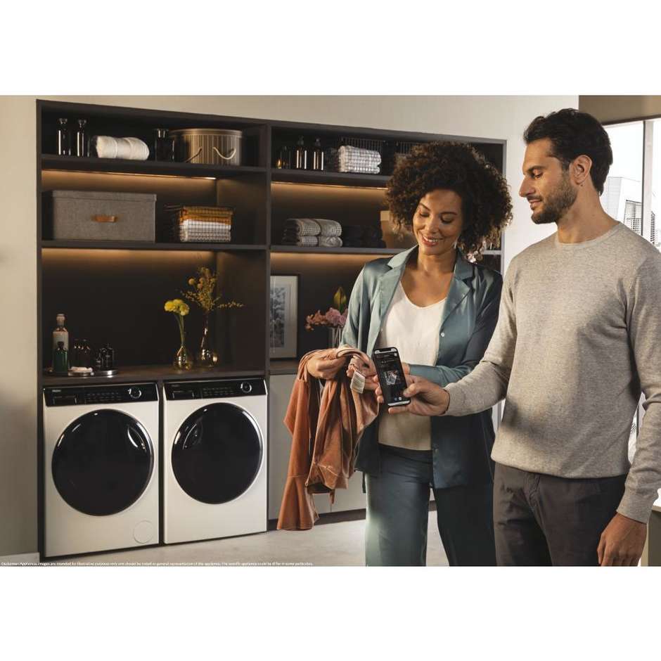 HAIER HW90B14959NEUIT Lavatrice Carica frontale 60 cm 9 kg 1400 Giri/min Motore Inverter Vapore Classe A