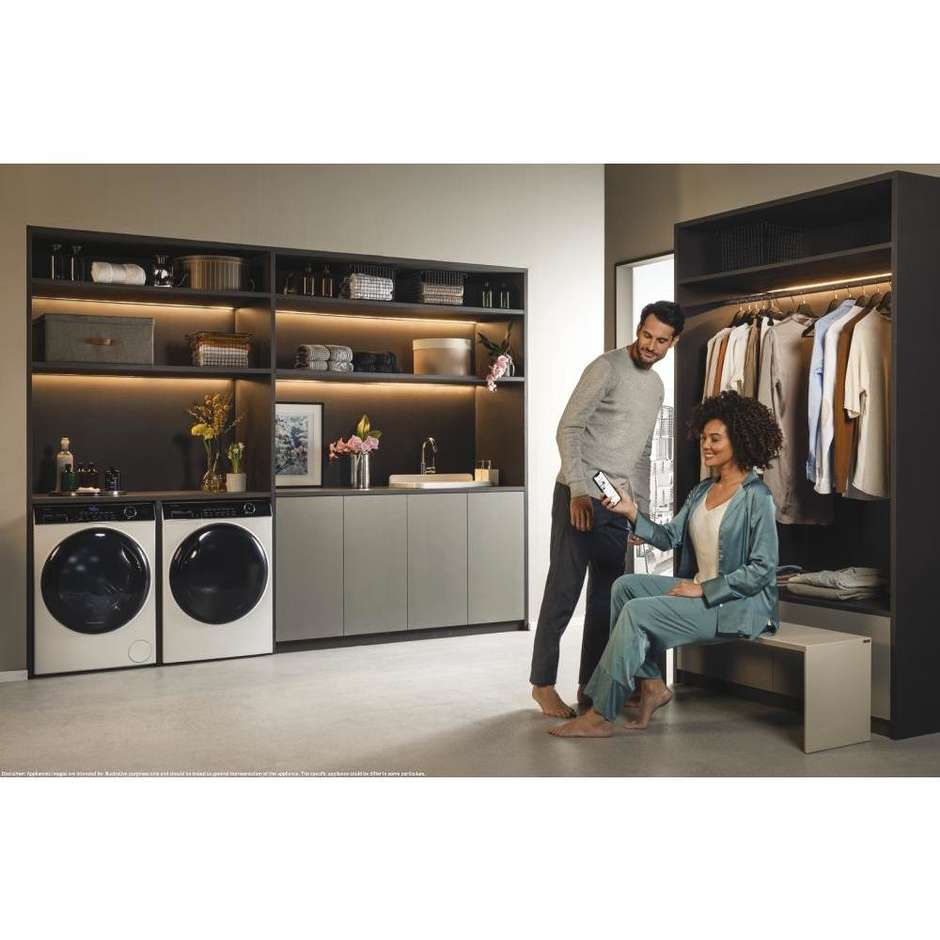 Haier HW90B14959NEUIT Lavatrice Carica frontale Capacità 9 Kg 1400 Giri/min Classe A Colore Bianco