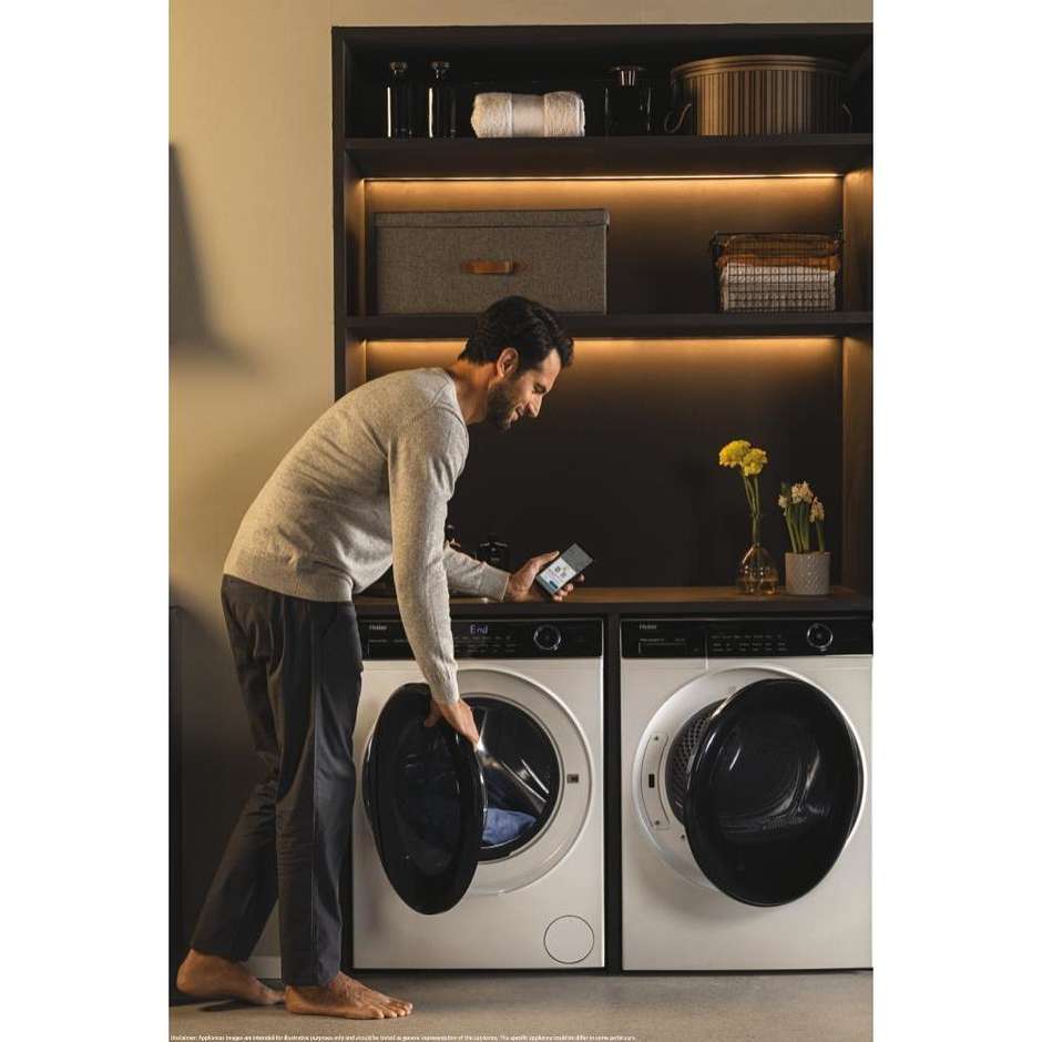Haier HW90B14959NEUIT Lavatrice Carica frontale Capacità 9 Kg 1400 Giri/min Classe A Colore Bianco