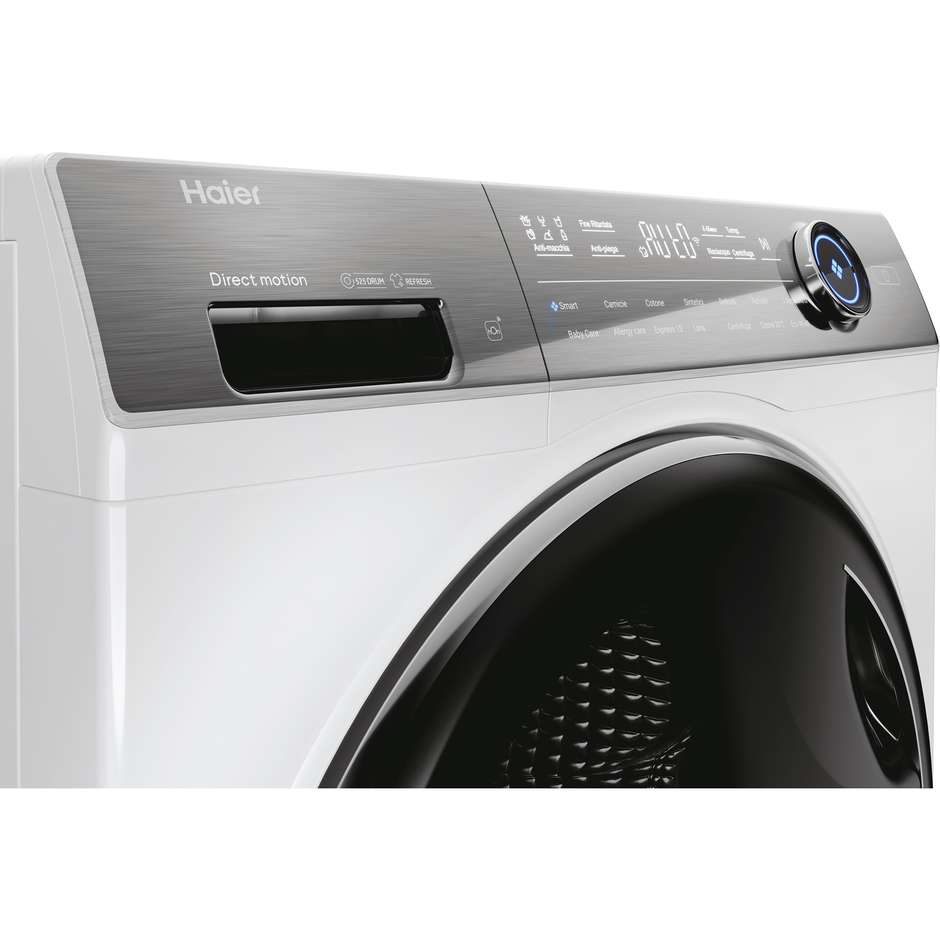 HAIER HW90B14IGI Lavatrice Carica Frontale Slim 40 cm 9 kg 1330 Giri/min Motore Inverter Vapore Classe B