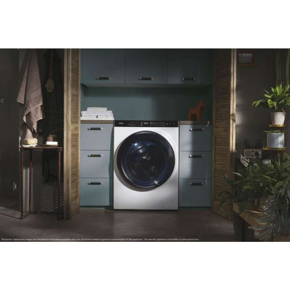 Haier HWD100BD14 Lavasciuga Snella 10 Kg + 6 Kg 1400 Giri/Min Classe D/A colore bianco