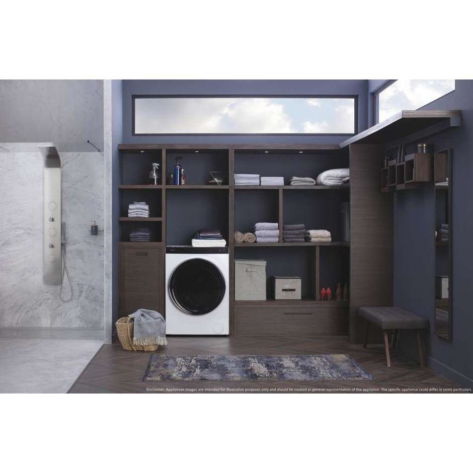 Haier HWD100BD14 Lavasciuga Snella 10 Kg + 6 Kg 1400 Giri/Min Classe D/A colore bianco