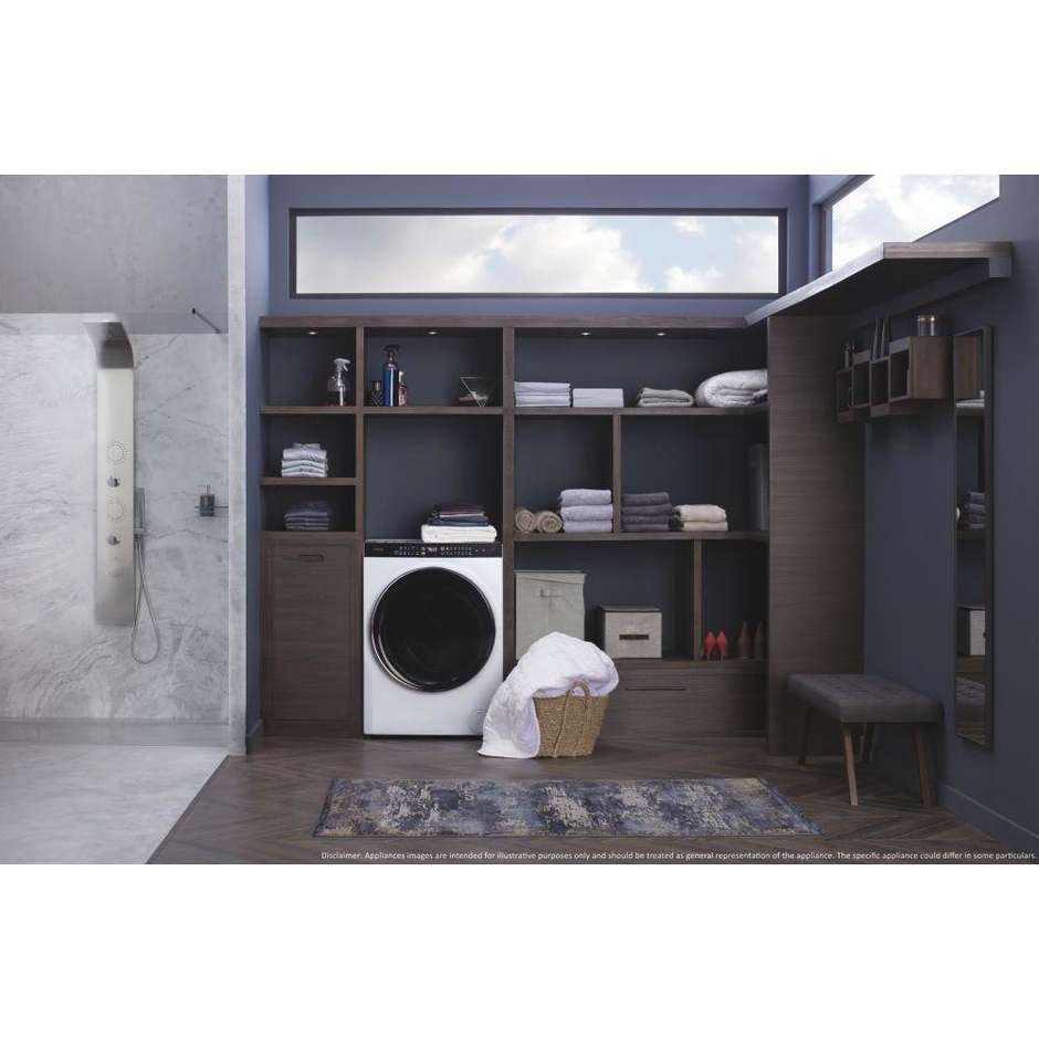 Haier HWD100BD14 Lavasciuga Snella 10 Kg + 6 Kg 1400 Giri/Min Classe D/A colore bianco