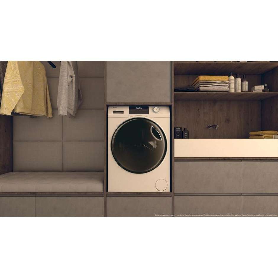 Haier HWD90BP14929AS Lavasciuga 9+5 kg 1400 Giri/min Classe E Nero