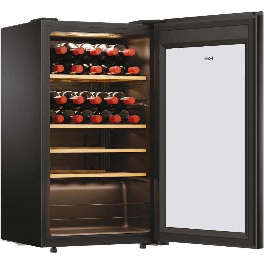 Haier HWS34GGH1 cantinetta vino 34 bottiglie, 90 L, Wi-Fi hOn, classe G, nera