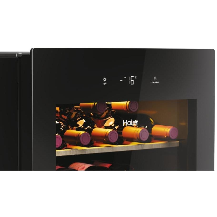 Haier HWS34GGH1 Frigocantina per Vini 90 Litri Classe G Nero