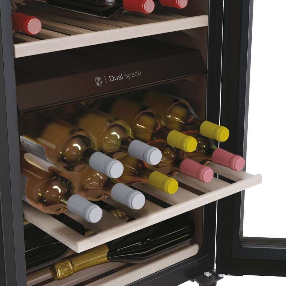 Haier HWS42GDAU1 Frigocantina per Vini 250 Litri Classe G Nero