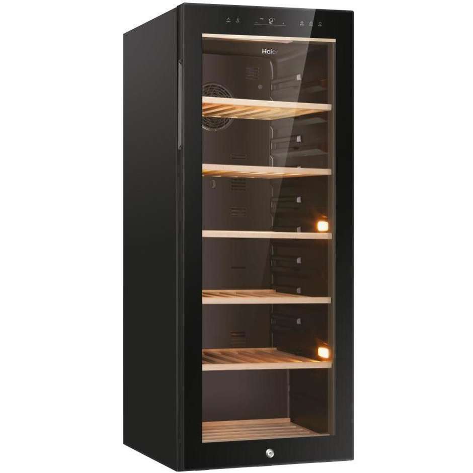 Haier HWS84GA cantinetta vino 84 bottiglie a zona singola nera