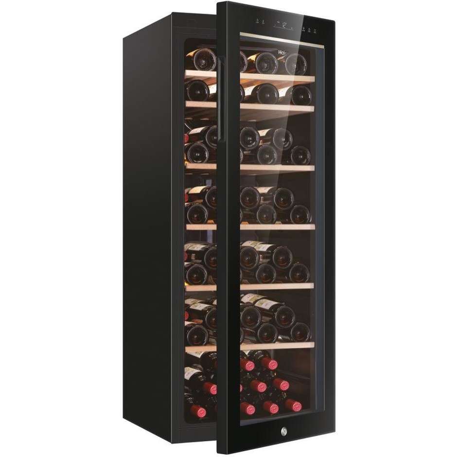 Haier HWS84GA cantinetta vino 84 bottiglie a zona singola nera