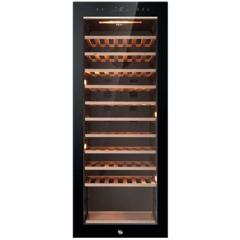 Haier HWS84GA cantinetta vino 84 bottiglie a zona singola nera