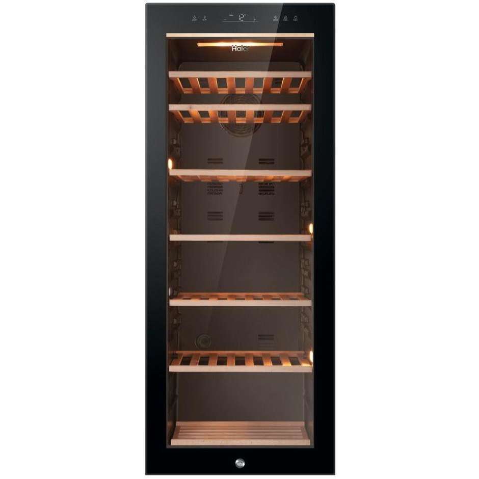 Haier HWS84GA cantinetta vino 84 bottiglie a zona singola nera