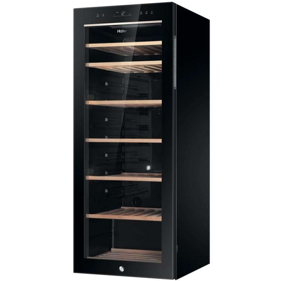 Haier HWS84GA cantinetta vino 84 bottiglie a zona singola nera
