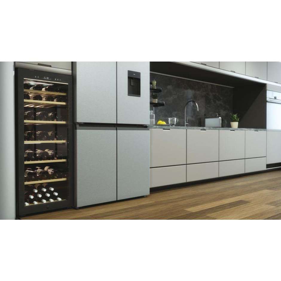 Haier HWS84GA cantinetta vino 84 bottiglie a zona singola nera