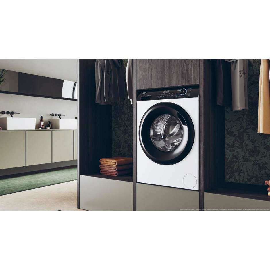 Haier I-Pro Series 3 HW100-B14939 Lavatrice Carica frontale Capacita 10 Kg 1400 Giri/min Classe A Colore Bianco