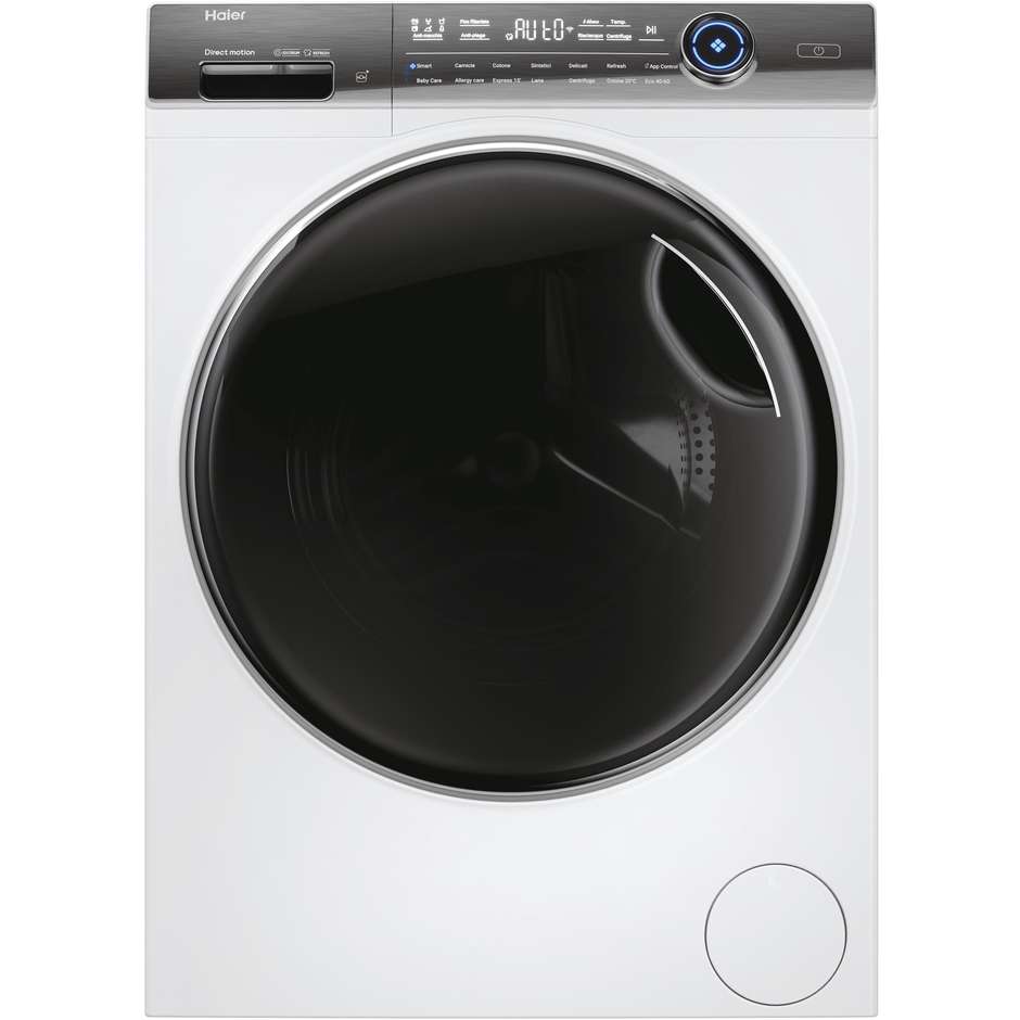 Haier Lavatrice Carica frontale Capacita 9 Kg 1400 Giri/min Classe B Colore Bianco