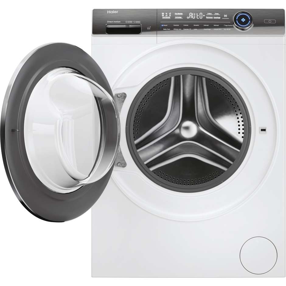 Haier Lavatrice Carica frontale Capacita 9 Kg 1400 Giri/min Classe B Colore Bianco