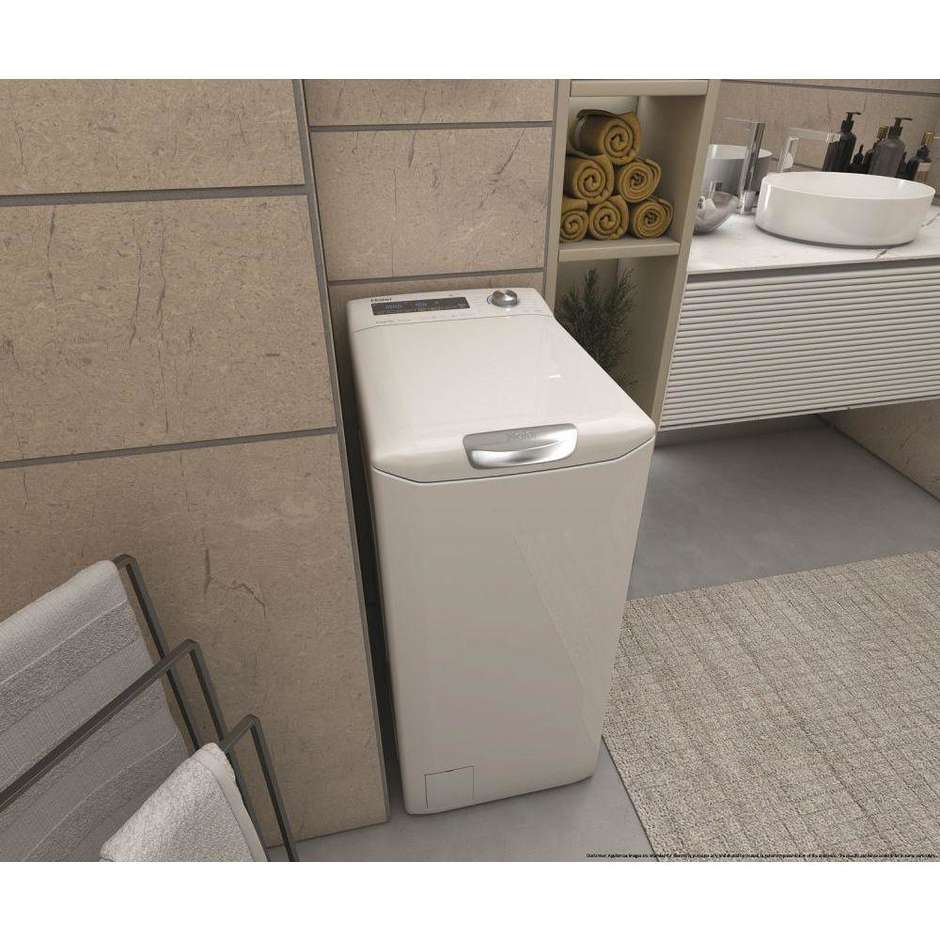 Haier RRTXSG47TMC Lavatrice Caricamento dall'alto Capacita 7 Kg 1400 Giri/min Classe A Colore Bianco